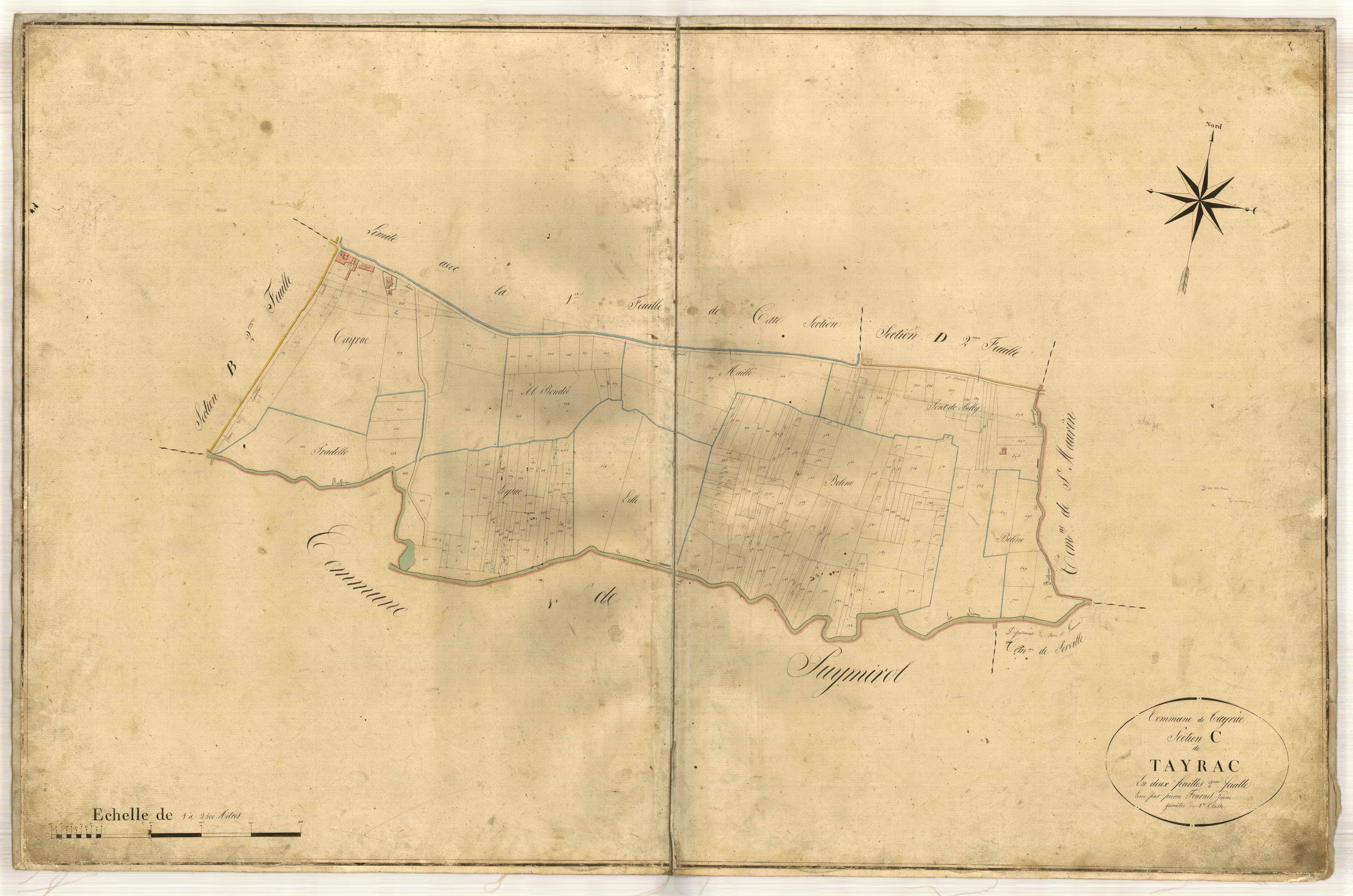 Plan napoléonien-C2 Tayrac, Tayrac
