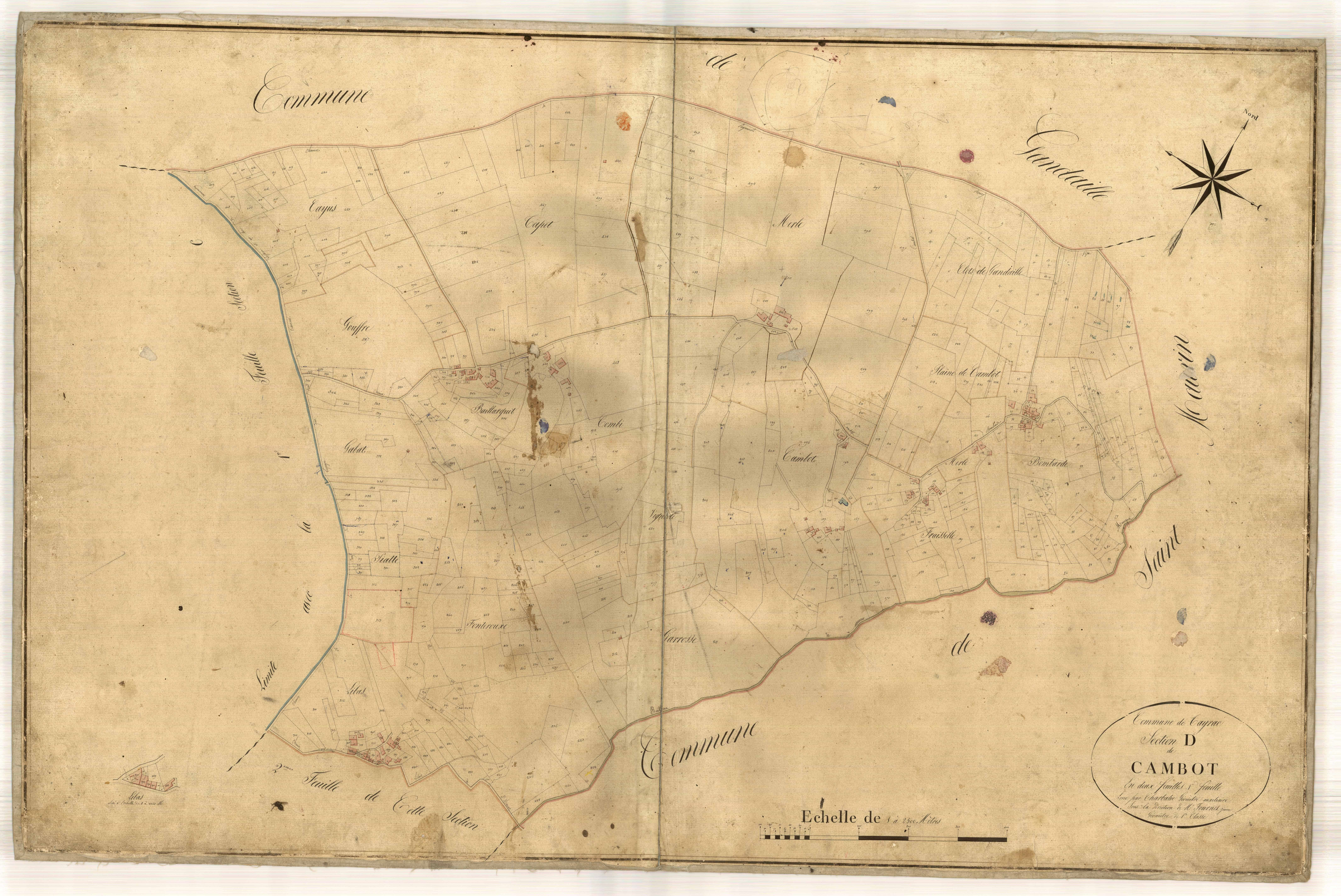 Plan napoléonien-D1 Cambot, Tayrac