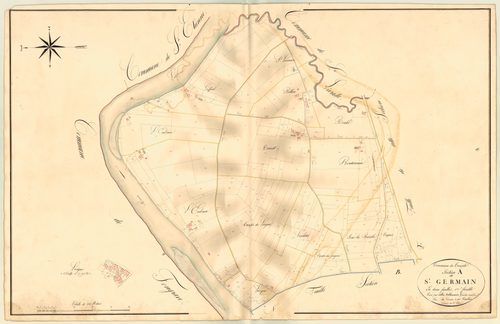 Plan napoléonien, atlas-A1 Saint-Germain, Temple-sur-Lot (Le)