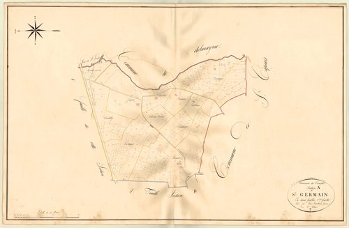Plan napoléonien, atlas-A2 Saint-Germain, Temple-sur-Lot (Le)