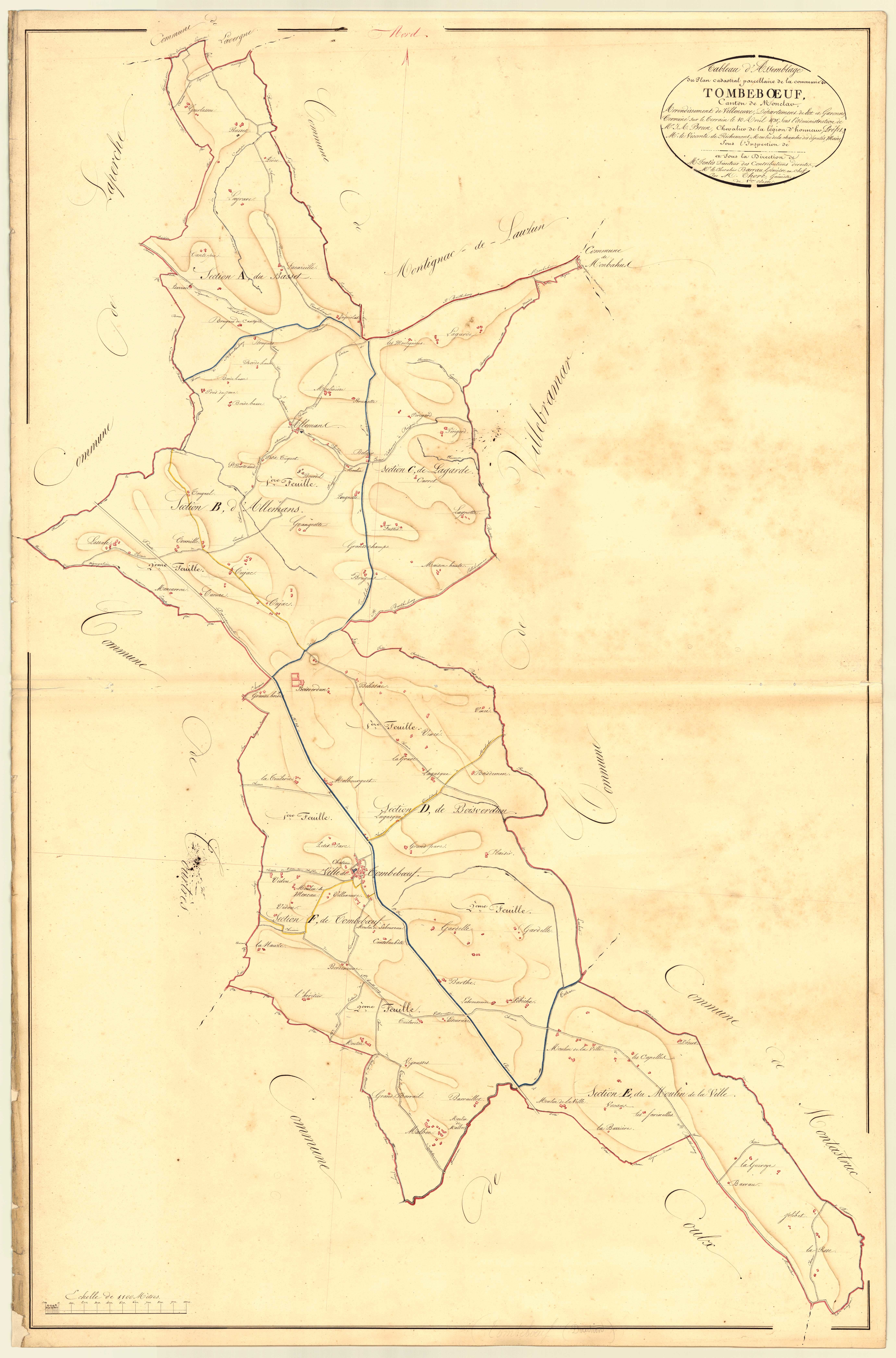 Plan napoléonien, atlas-TA, Tombeboeuf