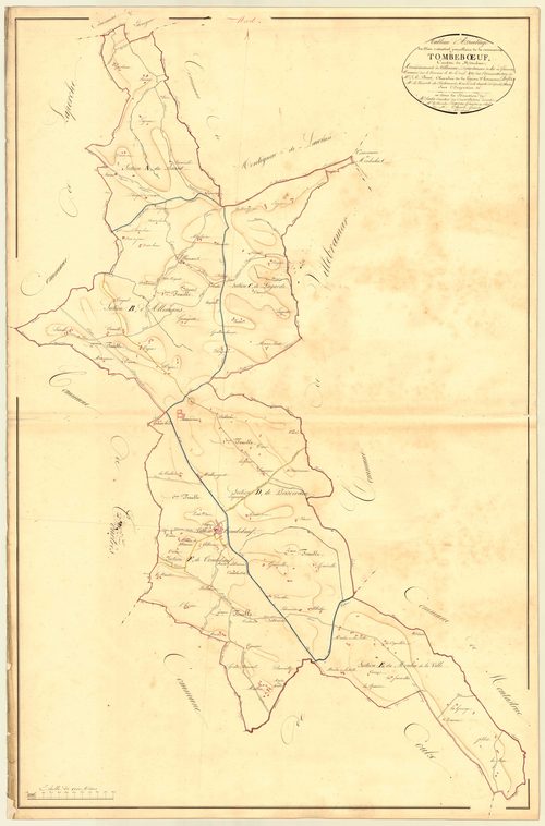 Plan napoléonien, atlas-TA, Tombeboeuf