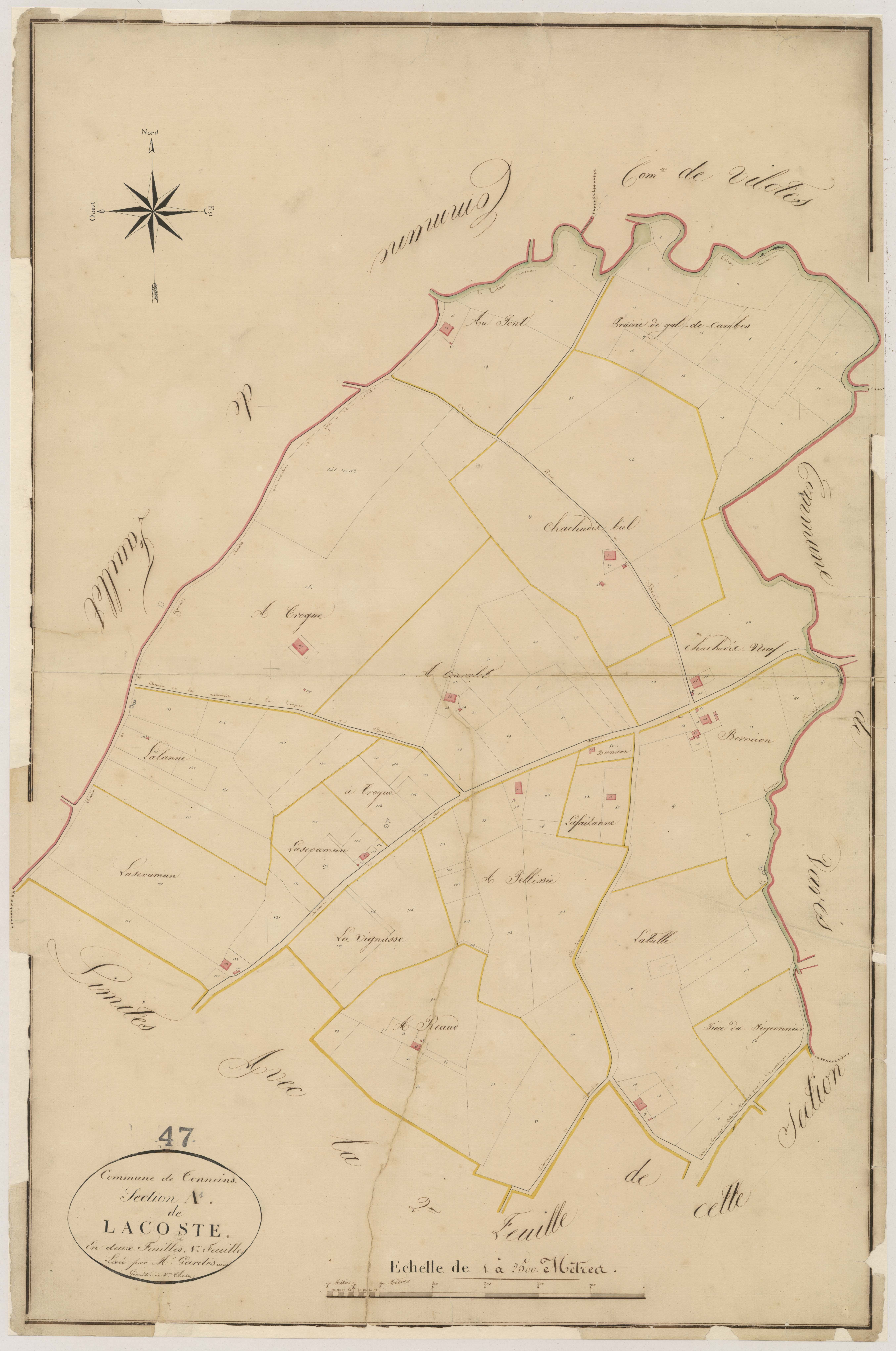 Plan napoléonien, atlas-A1 Lacoste, Tonneins