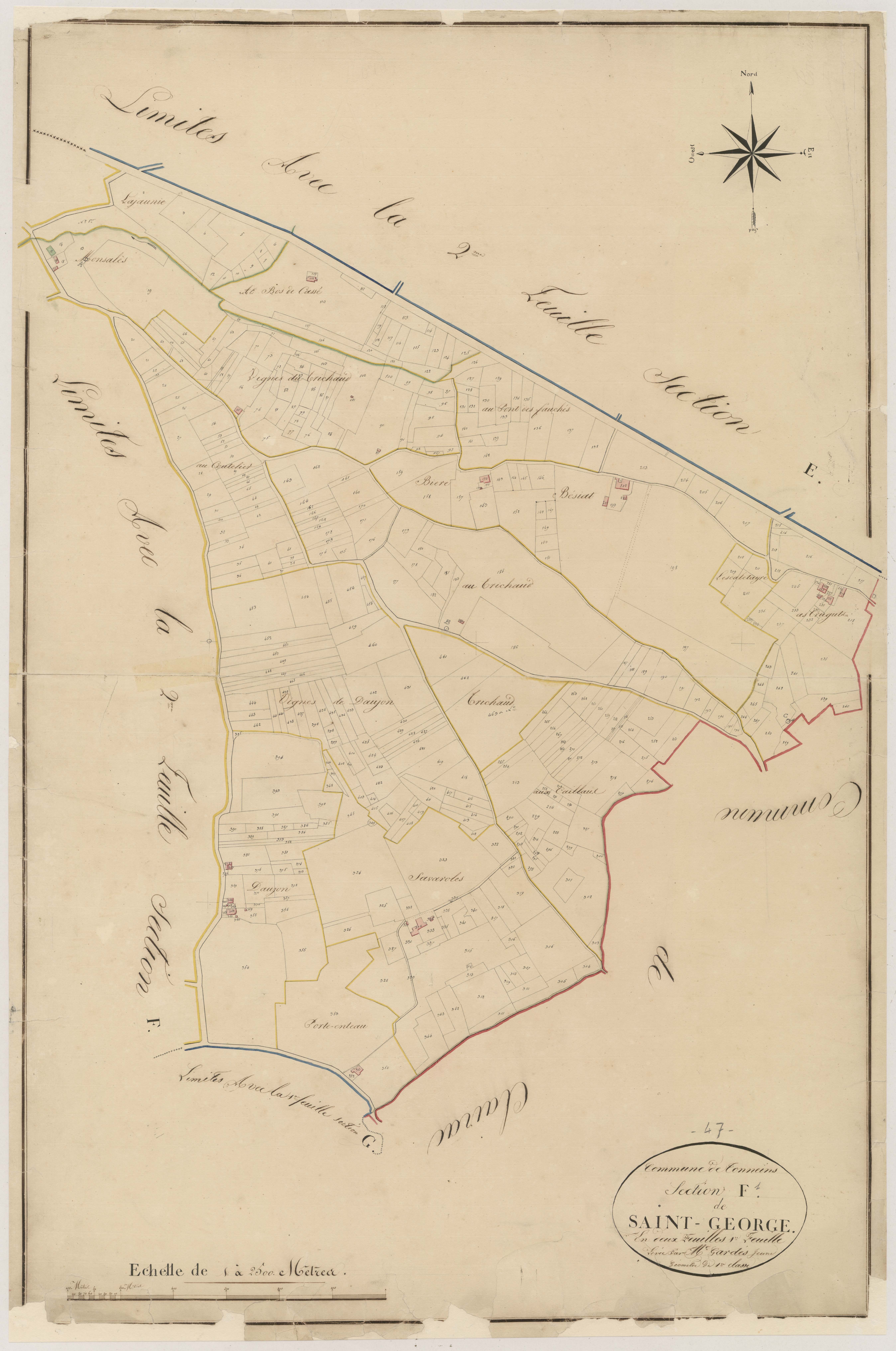 Plan napoléonien, atlas-F1 Saint-George, Tonneins