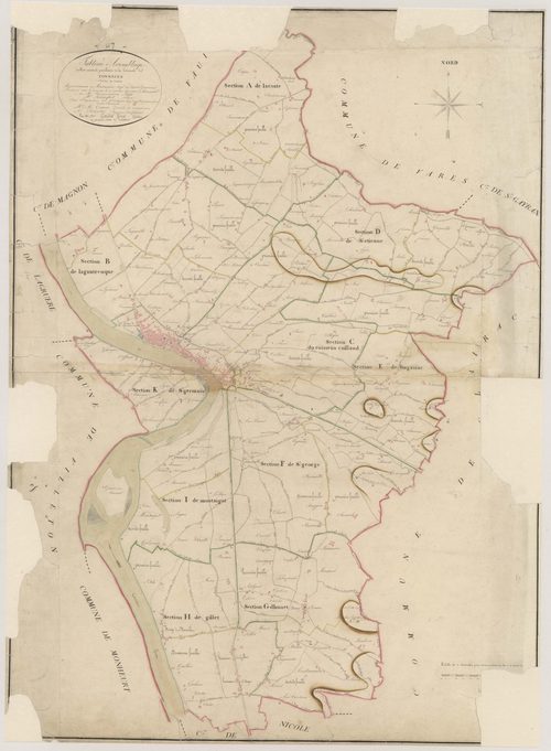 Plan napoléonien, atlas-TA, Tonneins