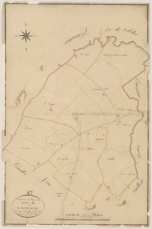 Plan napoléonien, atlas-A1 Lacoste, Tonneins