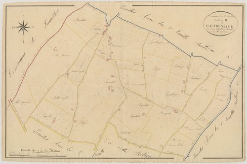 Plan napoléonien, atlas-B1 Gautrenque, Tonneins