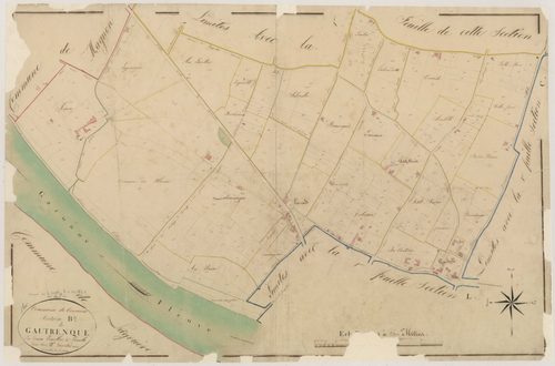 Plan napoléonien, atlas-B2 Gautrenque, Tonneins