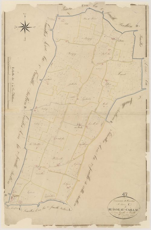 Plan napoléonien, atlas-C1 Ruisseau-Caillau, Tonneins