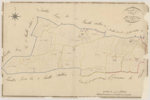 Plan napoléonien, atlas-E1 Bugassac, Tonneins