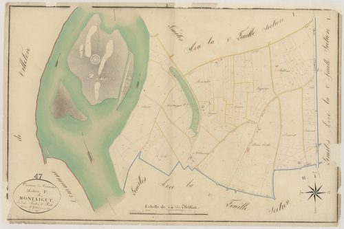Plan napoléonien, atlas-I2 Montaigu, Tonneins