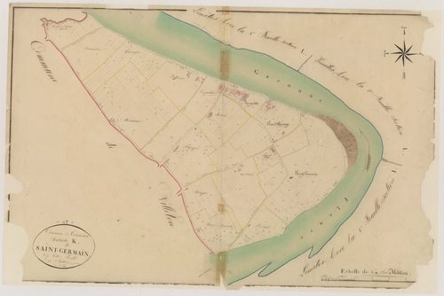 Plan napoléonien, atlas-K Saint-Germain, Tonneins
