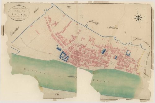 Plan napoléonien, atlas-L1 La Ville, Tonneins