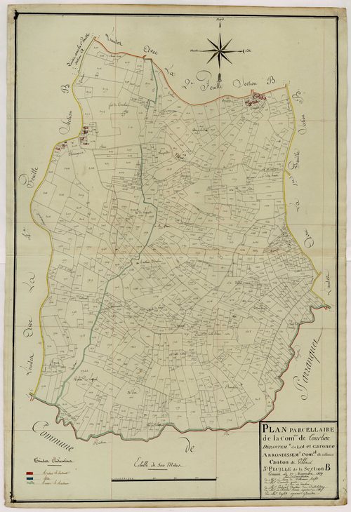 Plan primitif, atlas-B3 Lagnel, Tourliac