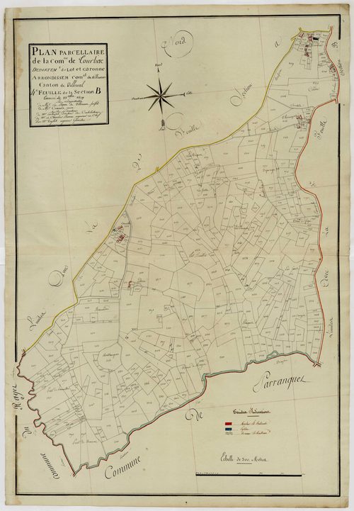 Plan primitif, atlas-B4 Lagnel, Tourliac