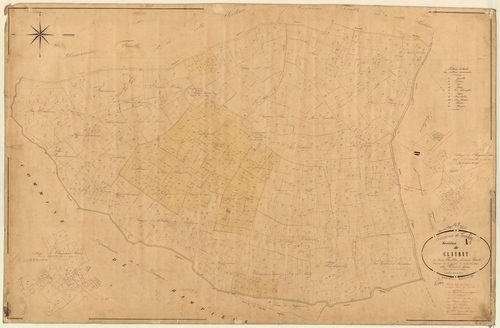 Plan napoléonien, feuille préparatoire-A1 Clayrat, Tourliac