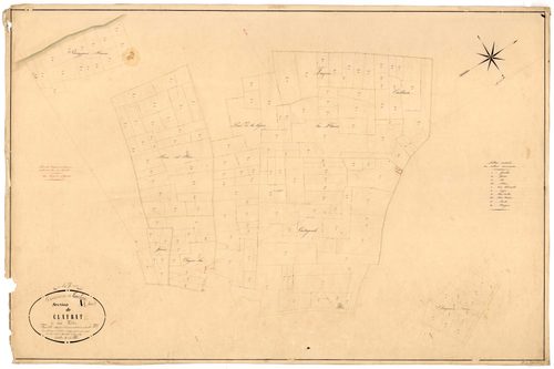 Plan napoléonien, feuille préparatoire-A1 développement, Tourliac