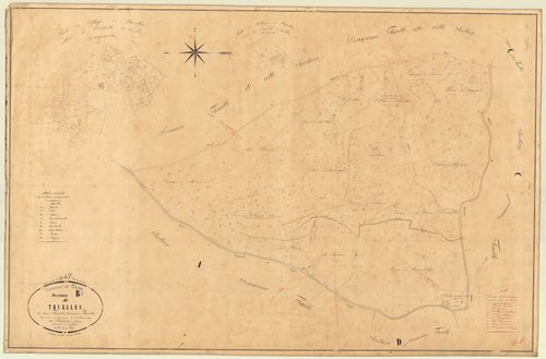 Plan napoléonien, feuille préparatoire-B3 Truelles, Tourliac