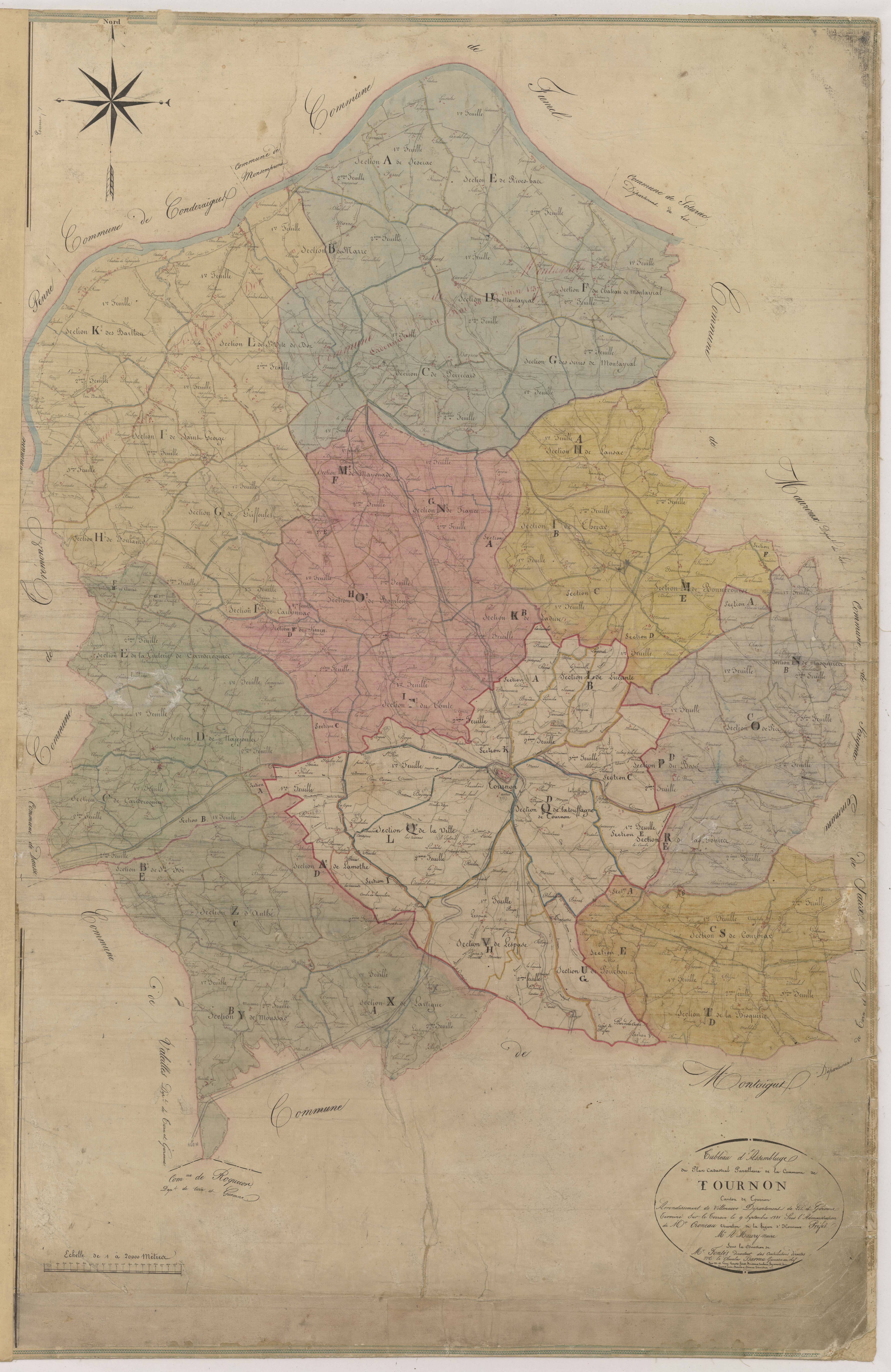 Plan napoléonien-TA, Tournon-d’Agenais