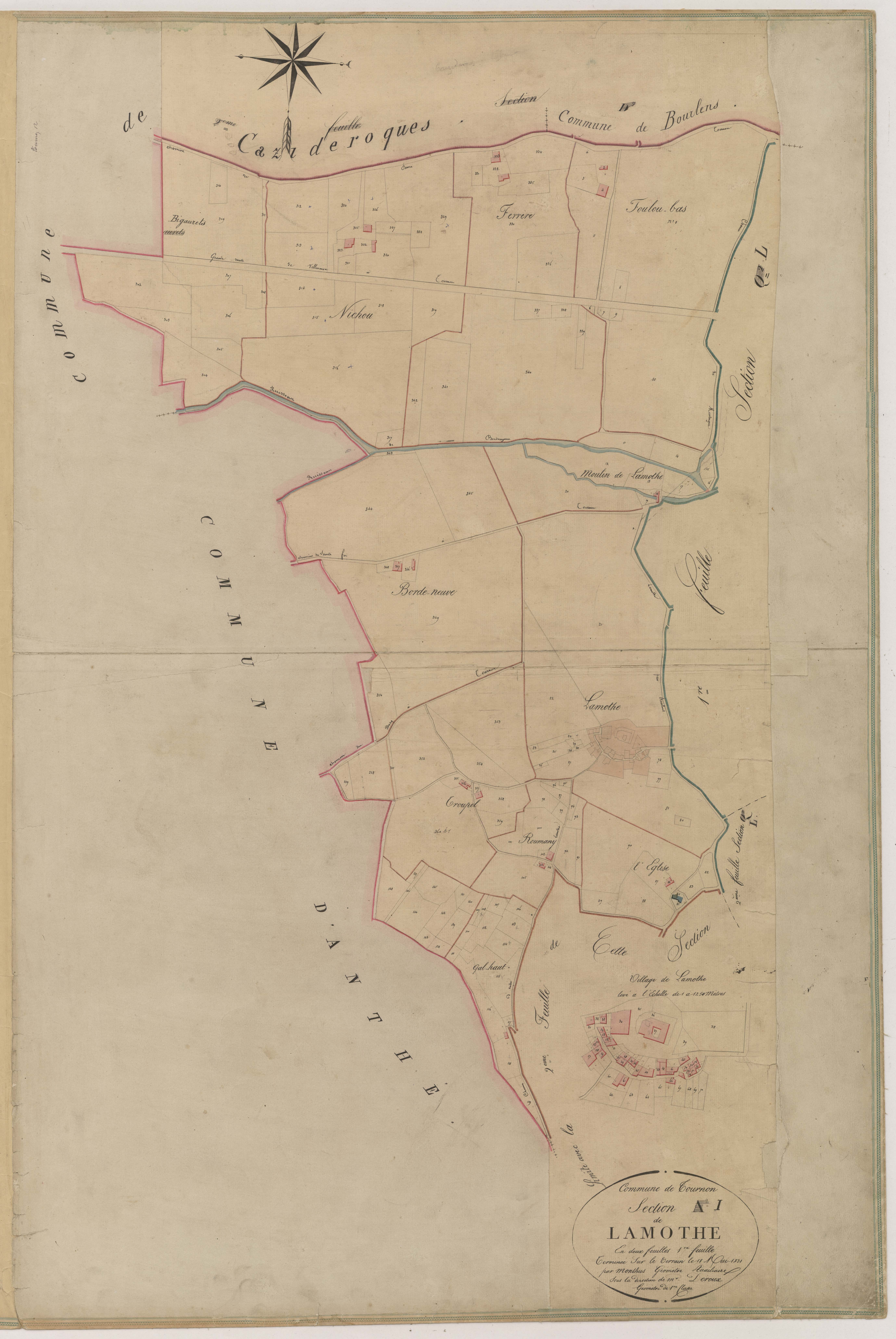 Plan napoléonien-I1 Lamothe, Tournon-d’Agenais