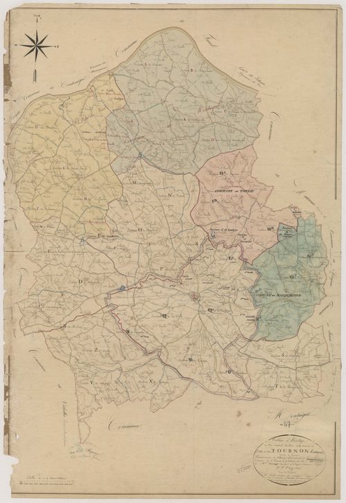 Plan napoléonien, atlas-TA, Tournon-d’Agenais