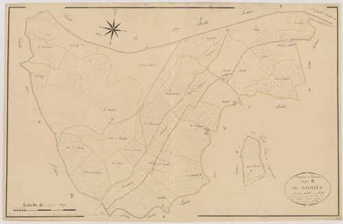 Plan napoléonien, atlas-R1 Las Gonie, Tournon-d’Agenais