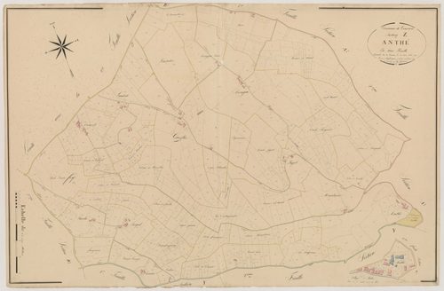 Plan napoléonien, atlas-Z Anthé, Tournon-d’Agenais