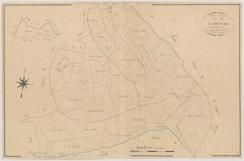 Plan napoléonien, atlas-A²2 Lamothe, Tournon-d’Agenais