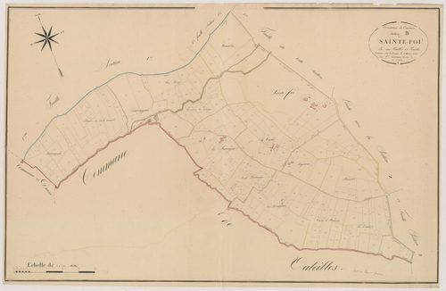 Plan napoléonien, atlas-B²2 Saint-Foi, Tournon-d’Agenais
