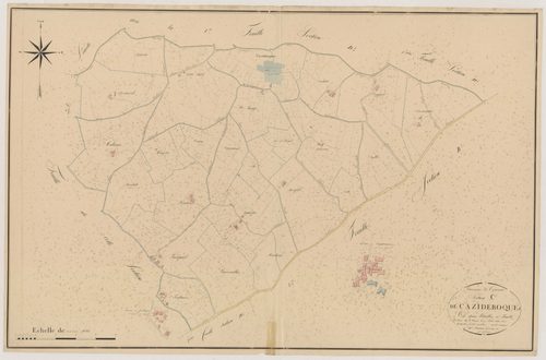 Plan napoléonien, atlas-C²1 Cazideroques, Tournon-d’Agenais