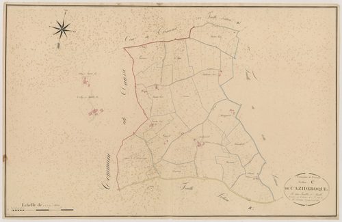 Plan napoléonien, atlas-C²2 Cazideroques, Tournon-d’Agenais
