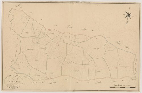 Plan napoléonien, atlas-D²2 Najejouls, Tournon-d’Agenais