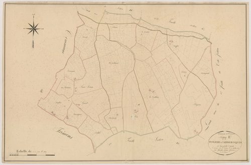 Plan napoléonien, atlas-E²2 La Tuilerie de Cazideroques, Tournon-d’Agenais