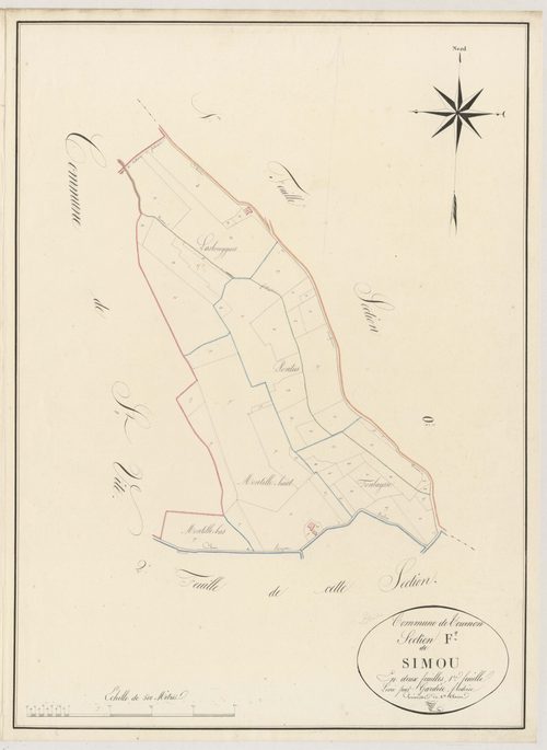 Plan napoléonien, atlas-F²1 Simou, Tournon-d’Agenais