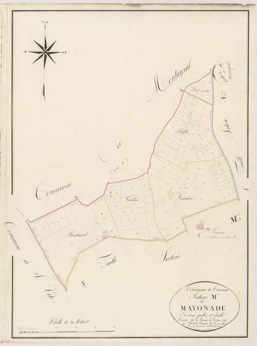 Plan napoléonien, atlas-M²1 Mayonnade, Tournon-d’Agenais