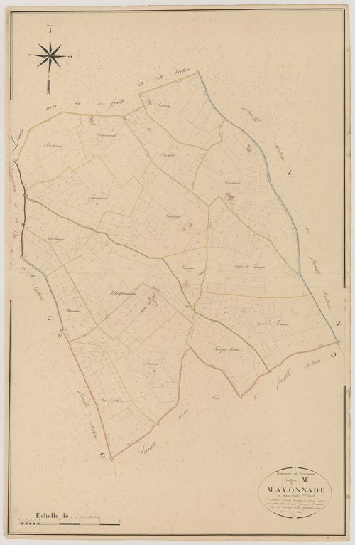 Plan napoléonien, atlas-M²2 Mayonnade, Tournon-d’Agenais