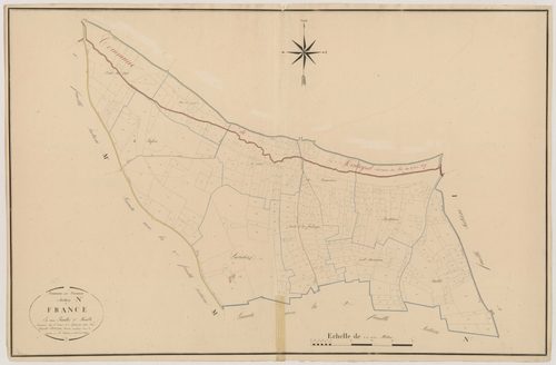 Plan napoléonien, atlas-N²1 France, Tournon-d’Agenais