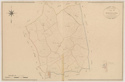 Plan napoléonien, atlas-O²2 Bourlens, Tournon-d’Agenais