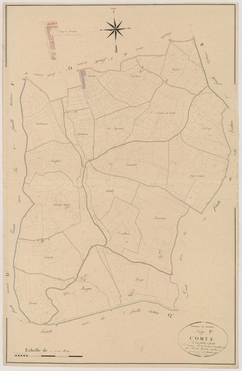 Plan napoléonien, atlas-P²1 Comte, Tournon-d’Agenais