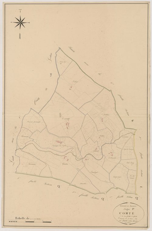 Plan napoléonien, atlas-P²2 Comte, Tournon-d’Agenais