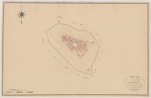 Plan napoléonien, atlas-Q²3 La Ville, Tournon-d’Agenais