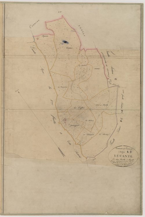 Plan napoléonien-B1 Lucante, Tournon-d’Agenais