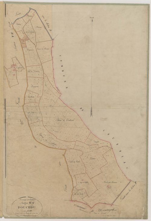 Plan napoléonien-G Pouchou, Tournon-d’Agenais