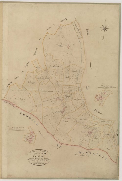 Plan napoléonien-H2 Lespase, Tournon-d’Agenais