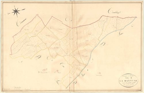 Plan napoléonien, atlas-A2 La Mauvine, Tourtrès