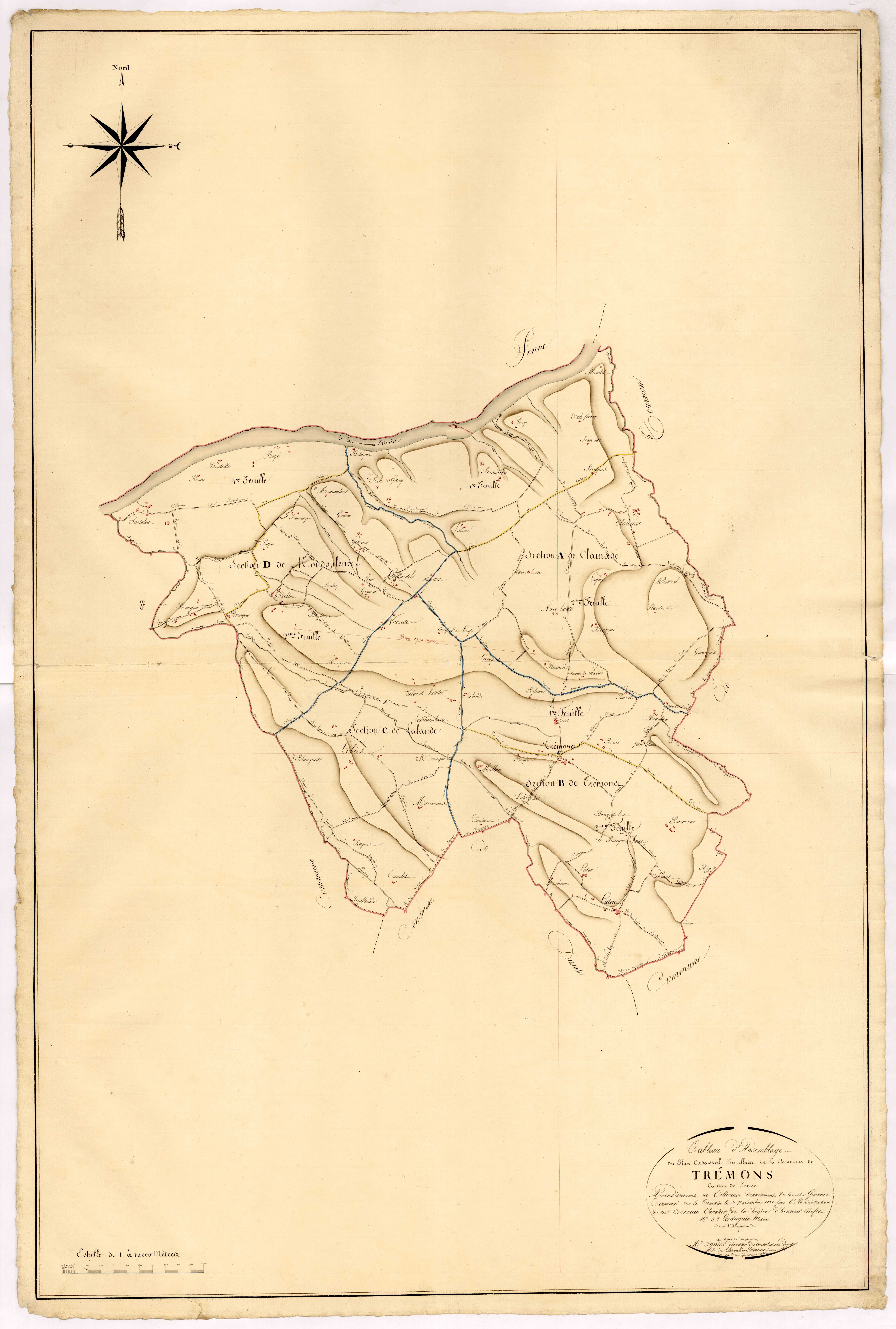 Plan napoléonien, atlas-TA, Trémons