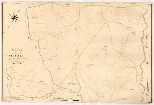 Plan napoléonien, atlas-A2 Clauzade, Trémons