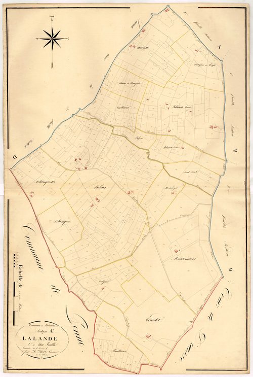 Plan napoléonien, atlas-C Lalande, Trémons