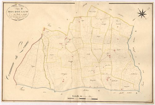 Plan napoléonien, atlas-D2 Moudoulens, Trémons