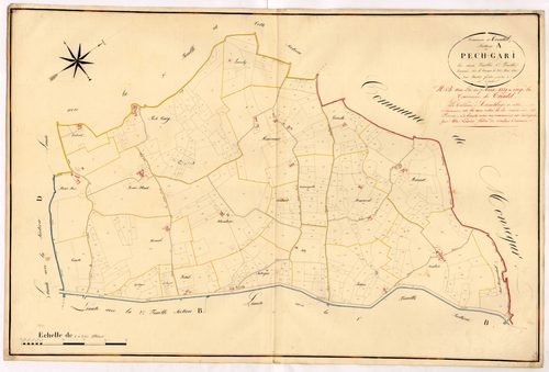 Plan napoléonien, atlas-A1 Pech-Gari, Trentels